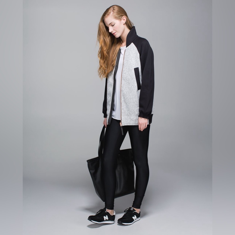 Lululemon Both Ways Bomber Reversible Jacket Size 8
